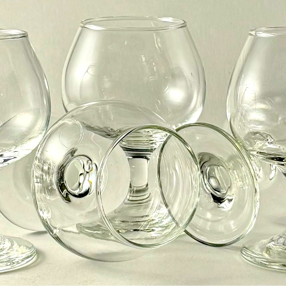 Vintage Bamboo Stemmed Champagne Glasses